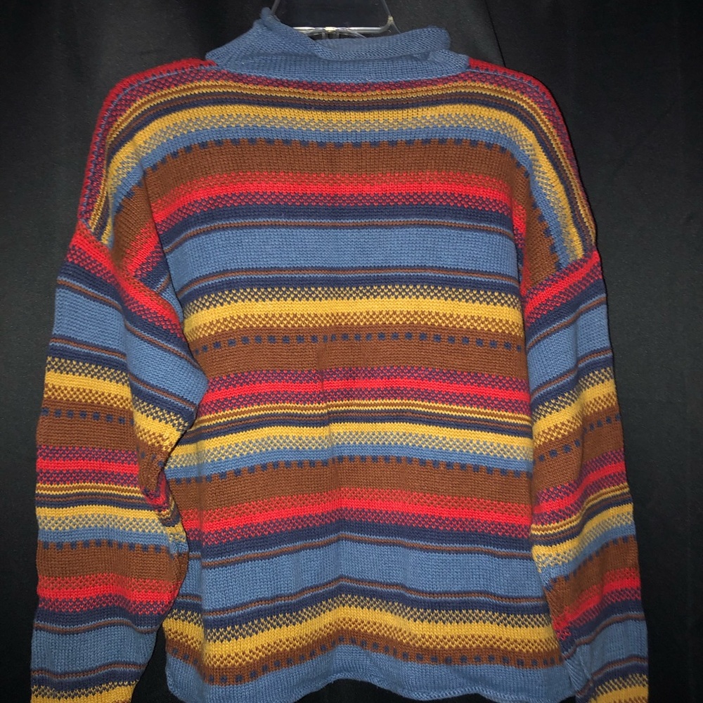 multicolored bravo sweater